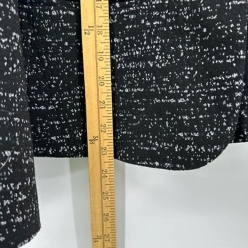 Vince Camuto Blazer‎ Jacket Black White Tweed Career Office Ladies Size 6P
